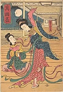 Karajin|Two Chinese Women by Utagawa Yoshitora