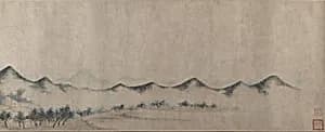 明/清　佚名　仿方從義　巢雲圖　卷|Landscape