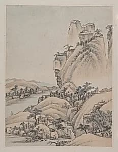 清　蕭雲從　山水圖　冊|Landscapes