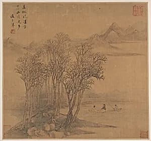明 盛茂曄 唐詩意山水圖 冊|Landscapes after Tang Poems by Sheng Maoye