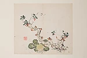 明 十竹齋書畫譜 四開|Leaf from the Ten Bamboo Studio Manual of Painting and Calligraphy by Unknown Artist
