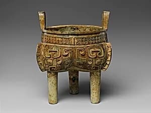 商 青銅鬲鼎|Lobed Tripod Cauldron (Liding) by Unknown Artist