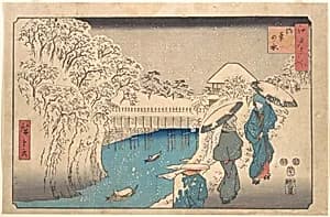 江戸名所　御茶の水|Meguro by Utagawa Hiroshige