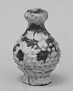 唐 三彩陶壶|Miniature bottle by Unknown Artist