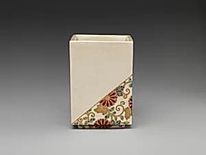 仁清様式　向付|Ninsei-style Serving Container (Mukōzuke) by Unknown Artist