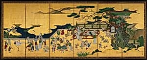 狩野永納筆　唐子遊図屏風|One Hundred Boys by Kano Einō