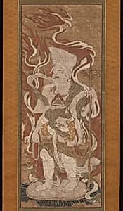 十二天像(火天)|One of the Twelve Devas: Katen by Unknown Artist