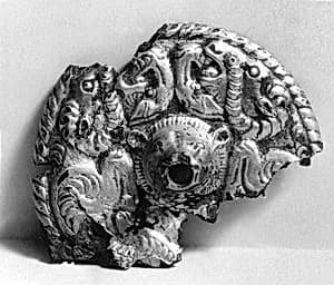 六朝 鎏金青銅带飾|Ornament plaque by Unknown Artist