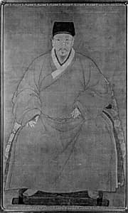 明 佚名 人物肖像 圖 鏡面|Portrait of a Gentleman by Unidentified artist