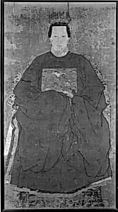 明 佚名 婦女肖像 圖 鏡面|Portrait of a Lady by Unidentified artist