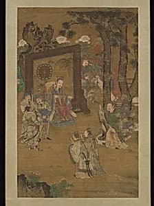 明 劉俊 納諫圖 軸|Remonstrating with the emperor