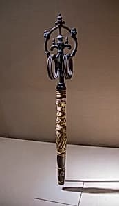 銅錫杖頭|Ritual Staff (Shakujō) by Unknown Artist