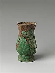 西周 青銅觶|Ritual Wine Cup (Zhi) by Unknown Artist