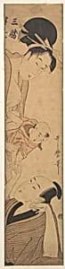 三勝と半七|Sankatsu and Hanshichi by Kitagawa Utamaro