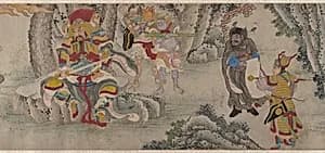 明 鄭重 搜山圖 卷|Searching the Mountains for Demons by Zheng Zhong