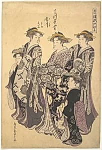 Seiryu Edo|Courtesan District of Edo by Chōbunsai Eishi