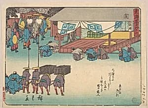 東海道五十三次　関|Seki by Utagawa Hiroshige