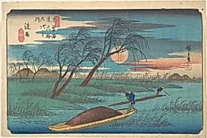 木曽海道六拾九次之内　洗馬|Senba Station by Utagawa Hiroshige