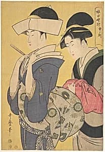 娘日時計　申ノ刻|Seru no Koku by Kitagawa Utamaro