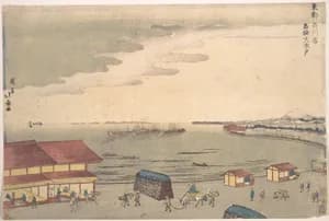 Shore Scene Showing European Influence
