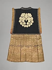 藍羅紗藤紋陣羽織|Surcoat (jinbaori) by Unknown Artist