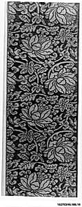 明 織錦經面|Sutra Cover with Lotus Scroll by Unknown Artist