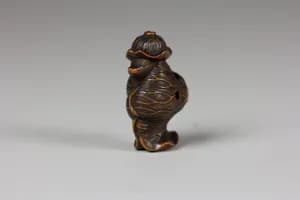 Tanuki in a Lotus Leaf
