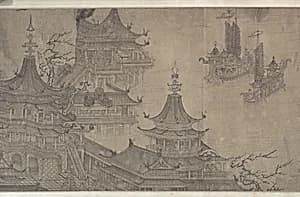 明　(舊傳)王振鵬　大明宮圖　卷|The Daming Palace by Wang Zhenpeng