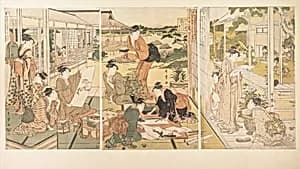 喜多川歌麿画　琴棋書画|The Four Accomplishments (Kinkishoga) by Kitagawa Utamaro