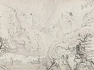 清 石濤 (朱若極) 十六羅漢圖 卷|The Sixteen Luohans