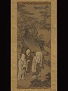 虎渓三笑図|Three Laughers of Tiger Ravine by Sekishō Shōan 石樵昌安