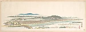吾妻の森|View of Azuma Wood by Utagawa Hiroshige