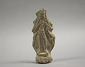 南北朝 菩薩造像磚|Votive tablet with bodhisattva by Unknown Artist