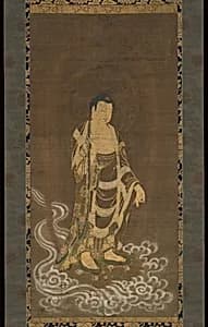 阿弥陀如来像|Welcoming Descent of Amida Buddha by Unknown Artist