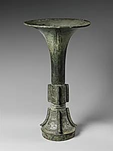 동제 고 중국 상|銅製觚 中國 商|Wine beaker (gu) by Unknown Artist
