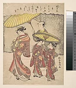 Yuki|雪月花　雪|Snow by Suzuki Harunobu
