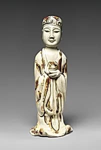 元　褐釉瓷生肖虎俑|Zodiac figure of a tiger by Unknown Artist