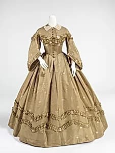 Afternoon dress by Unknown Artist