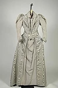 Afternoon dress by Unknown Artist