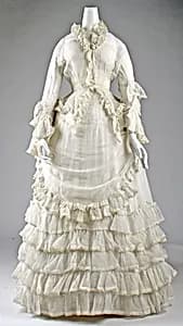 Afternoon dress by Unknown Artist