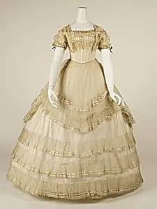 Ball gown by Unknown Artist