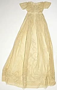 Christening dress by Unknown Artist