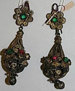 Earrings by Unknown Artist