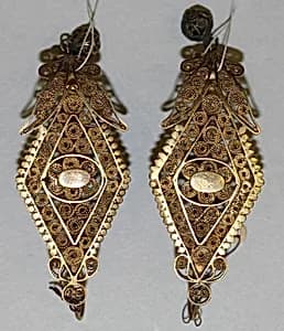 Earrings by Unknown Artist