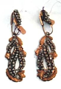 Earrings by Unknown Artist
