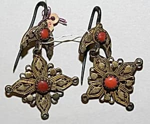 Earrings by Unknown Artist