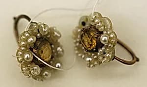 Earrings by Unknown Artist