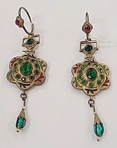 Earrings by Unknown Artist