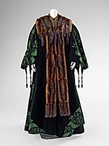 Evening coat by Jean-Philippe Worth|House of Worth