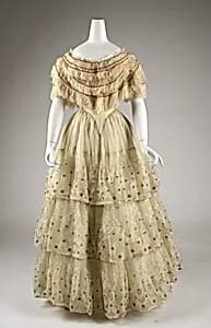 Evening dress by Unknown Artist